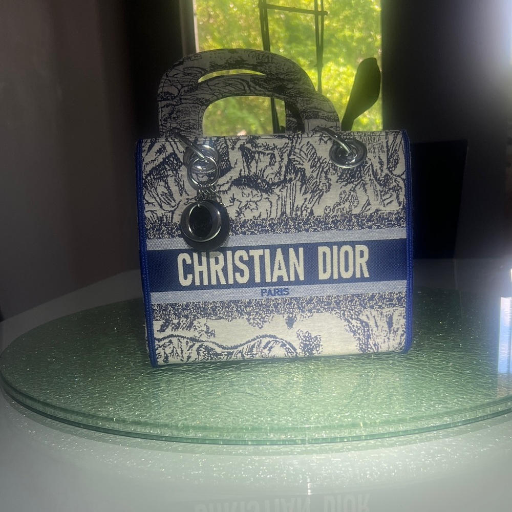 Dior Navy and Cream Crossbody Bag